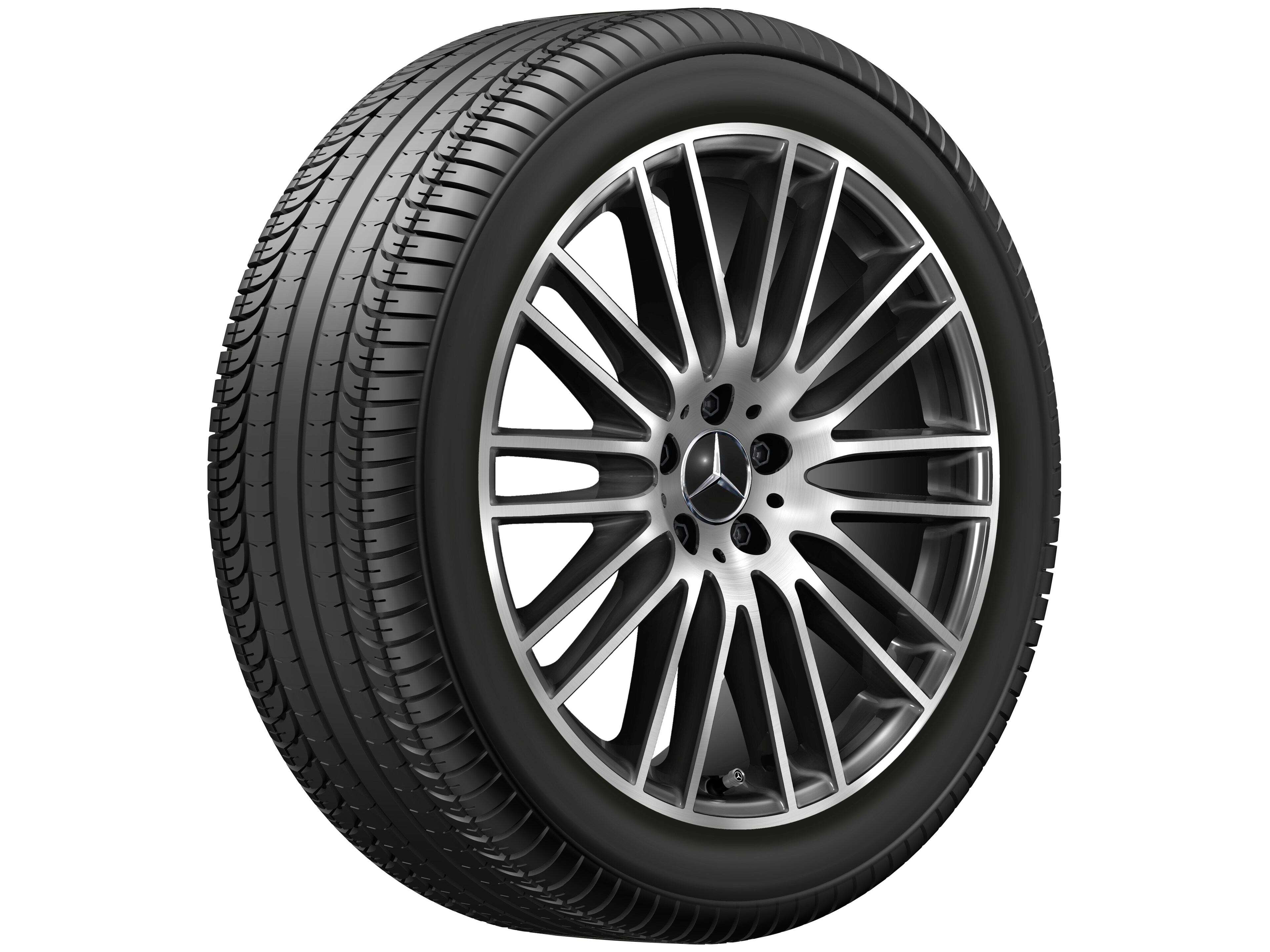 Multi-spoke wheel, 50.8 cm (20-inch), High-sheen finish - 8,5 J x 20 ET 34,5, black, high-sheen