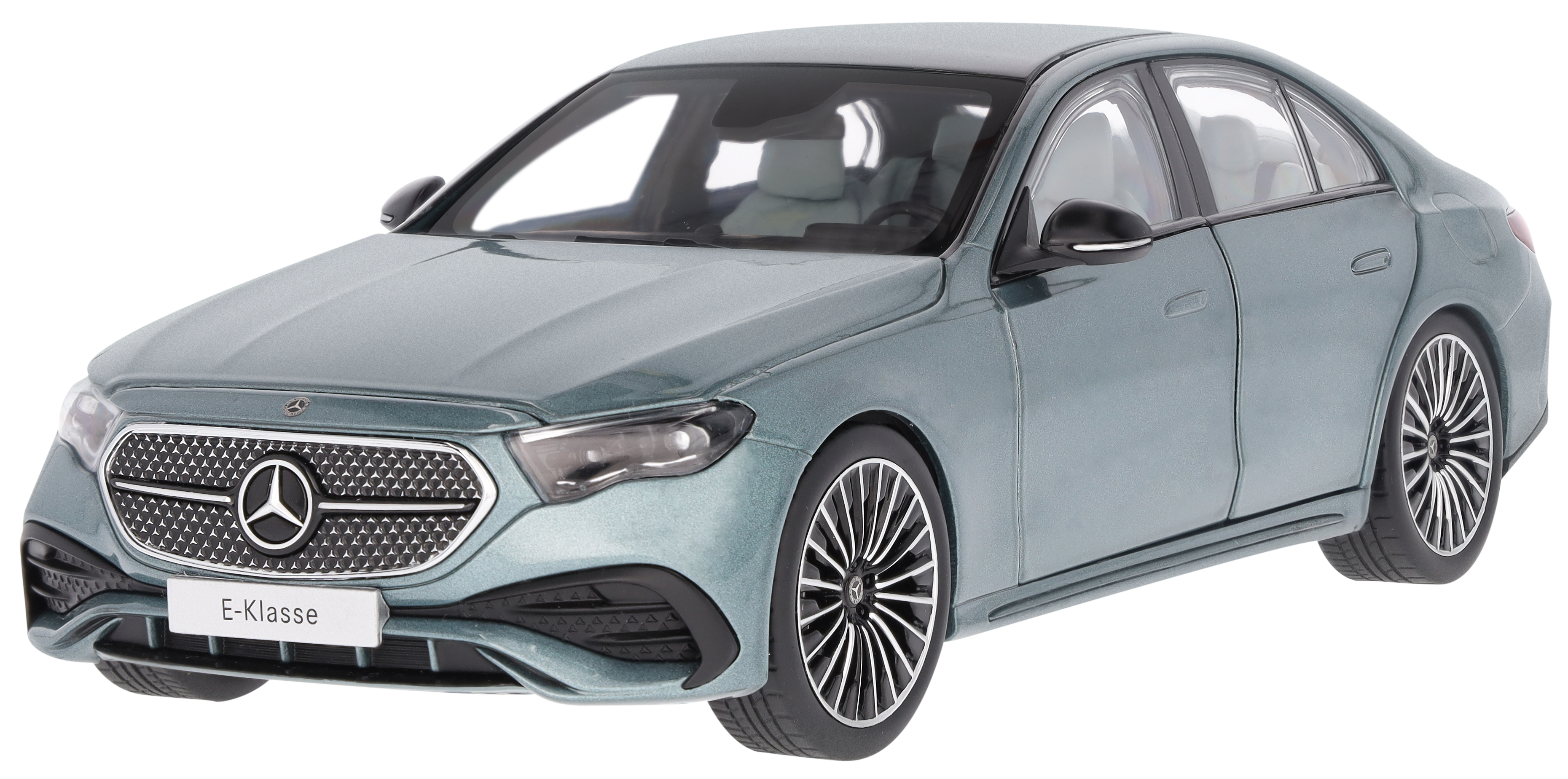 E-Class, Saloon, AMG Line, W214 - green silver, iScale, 1:18