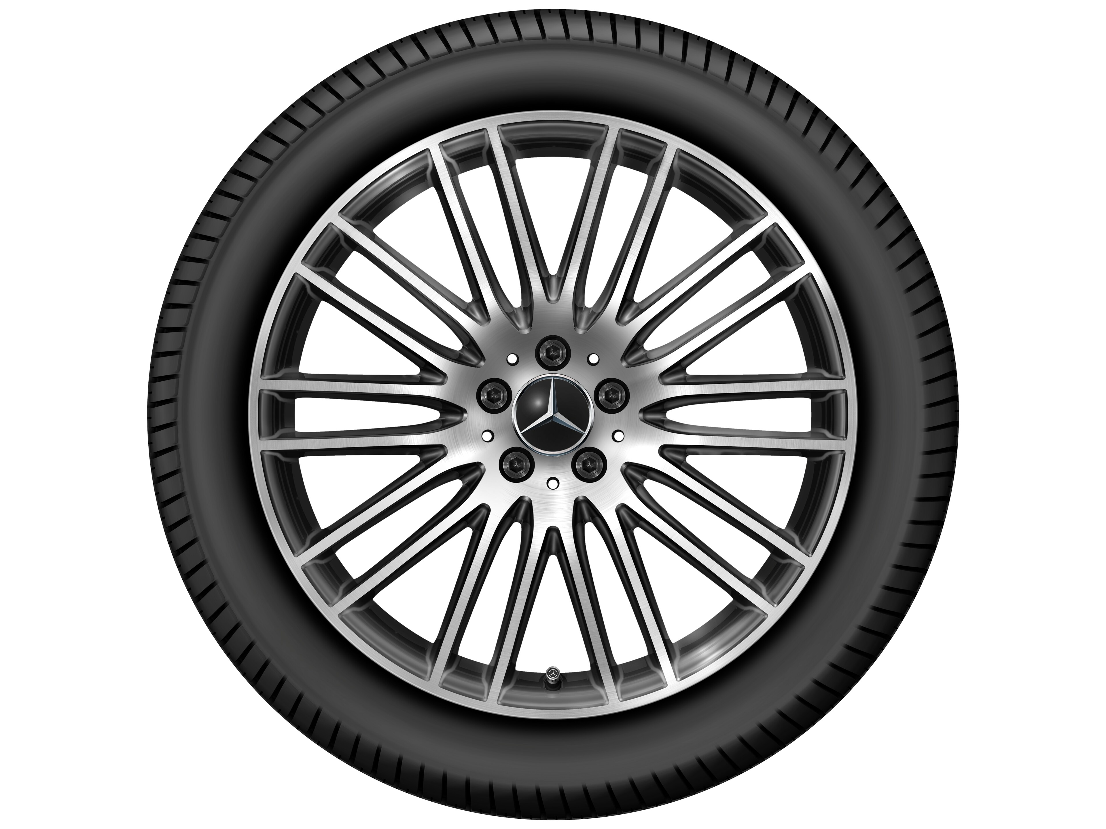 Multi-spoke wheel, 50.8 cm (20-inch), High-sheen finish - 8,5 J x 20 ET 34,5, black, high-sheen