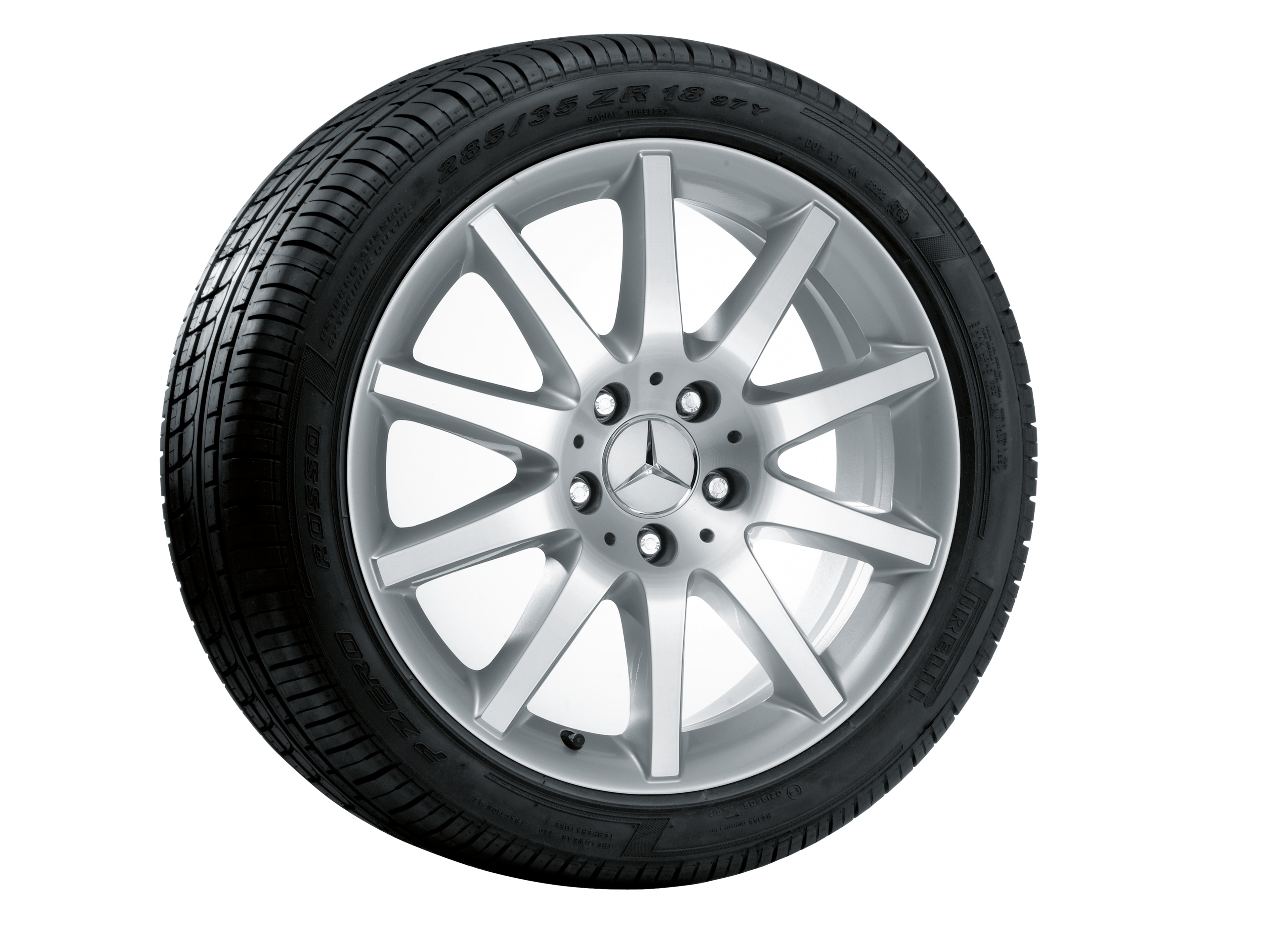 10-spoke wheel, 43.2 cm (17-inch) - 7,5 J x 17 ET 36, titanium silver, high-sheen