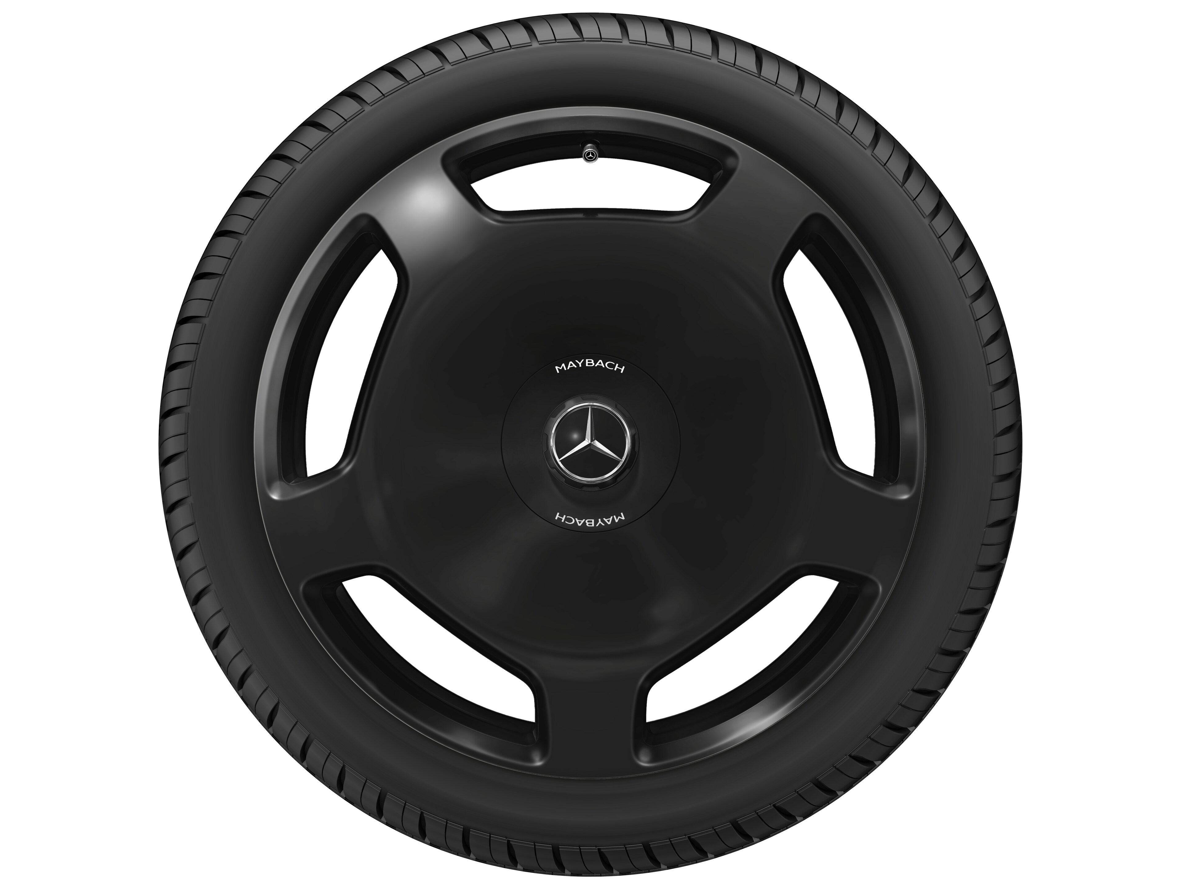 5-hole wheel, 50.8 cm (20-inch) - 9 J x 20 ET 34, black, painted