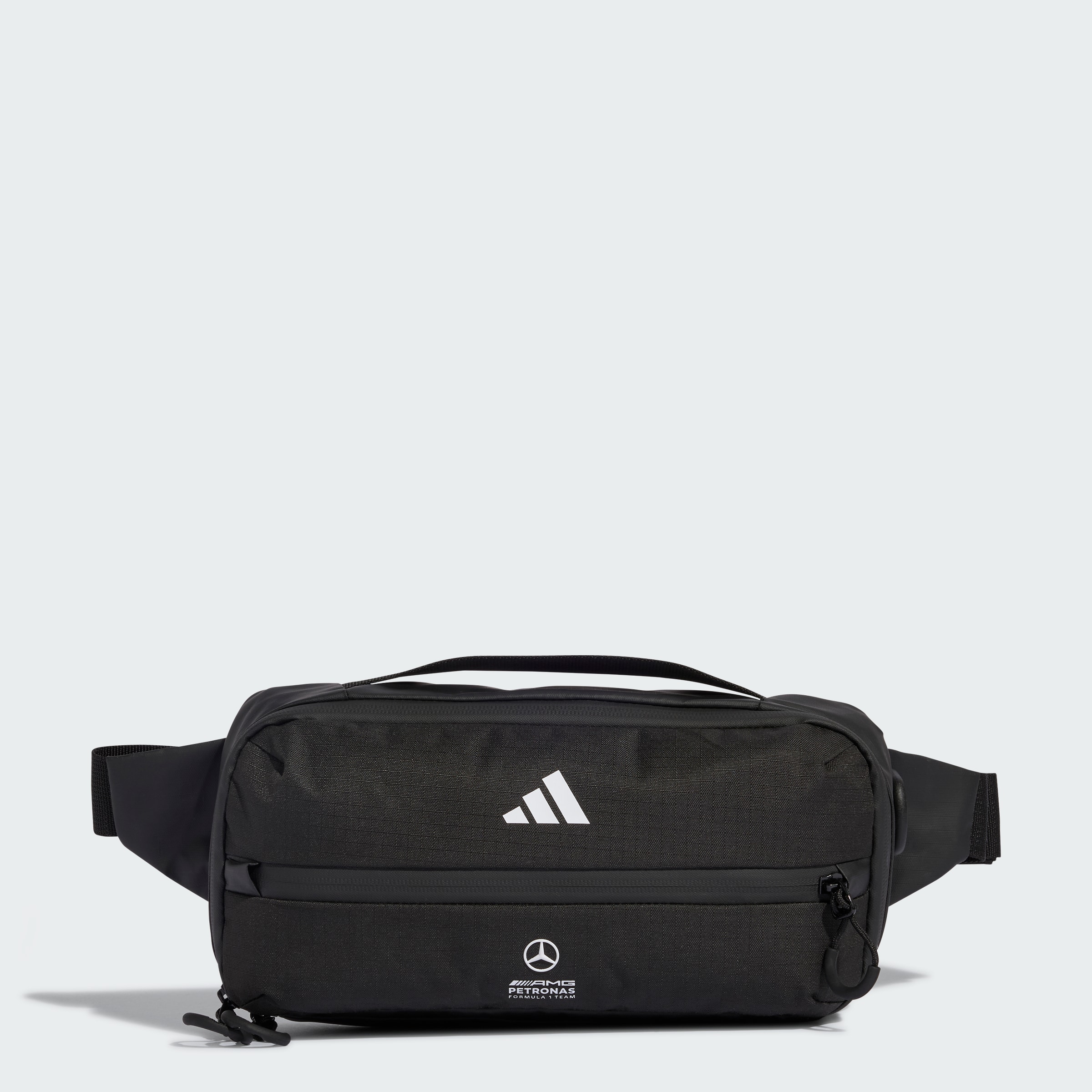 Belt bag, Mercedes-AMG F1 - black, Polyester (recycled), adidas