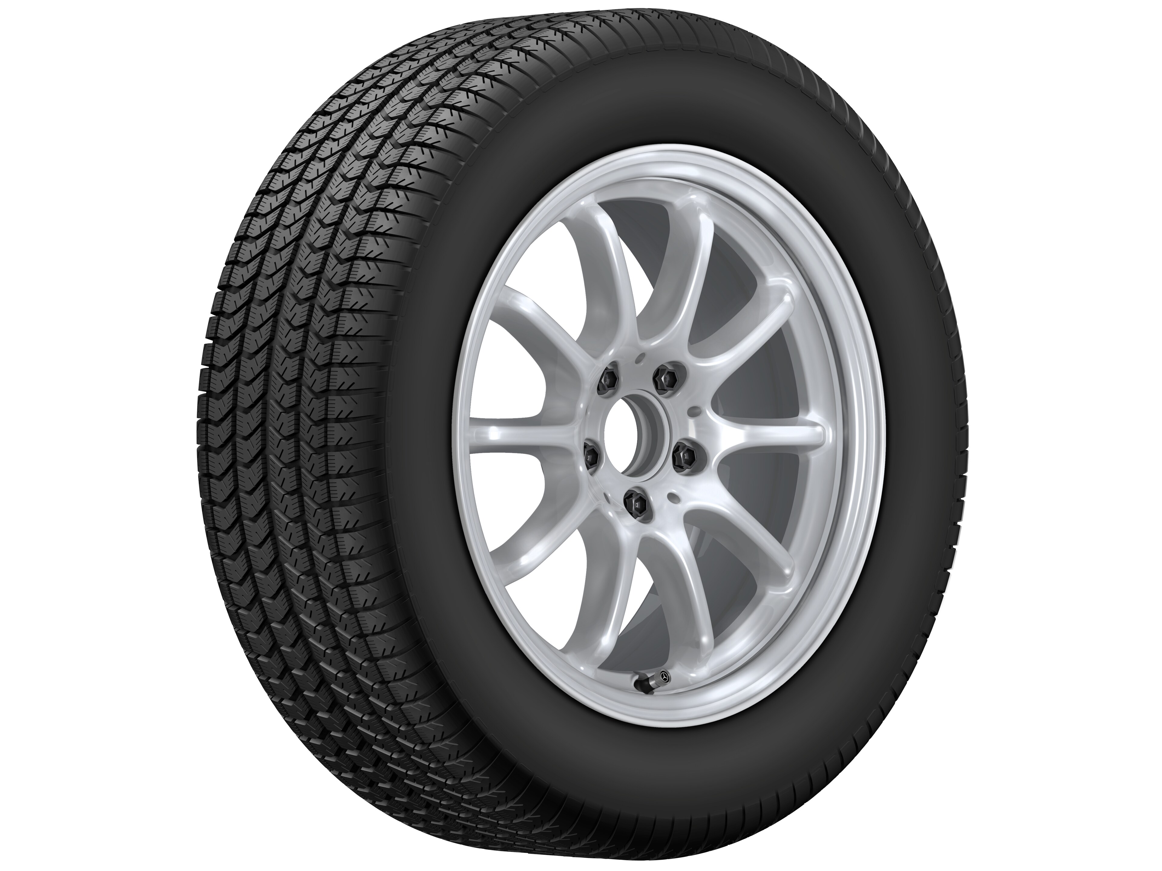 10-spoke wheel, 43.2 cm (17-inch) - 7,5 J x 17 ET 30, vanadium silver, high-sheen