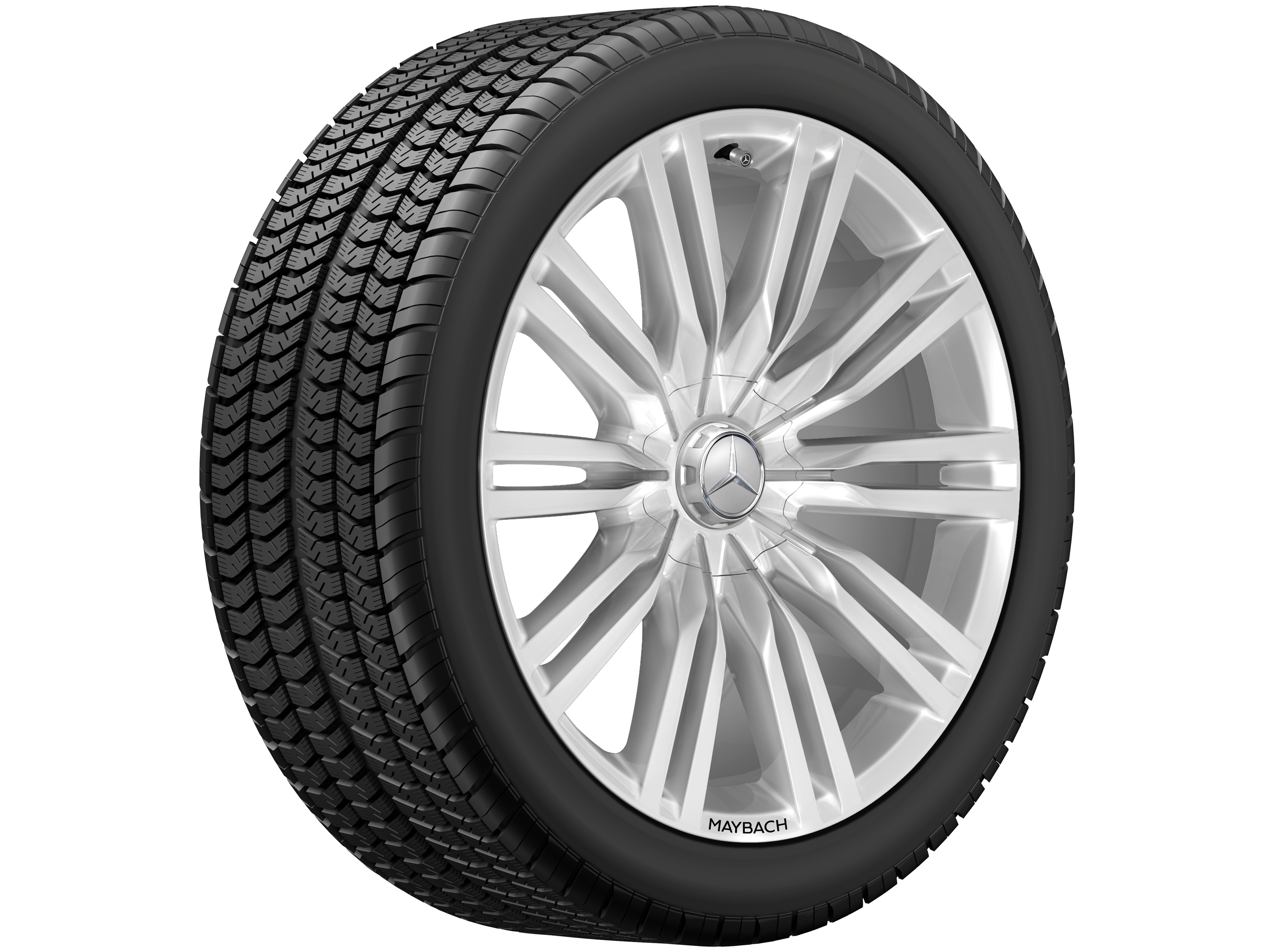 10-twin-spoke wheel, 50.8 cm (20-inch), High-sheen finish - 10 J x 20 ET 48,1, black, high-sheen