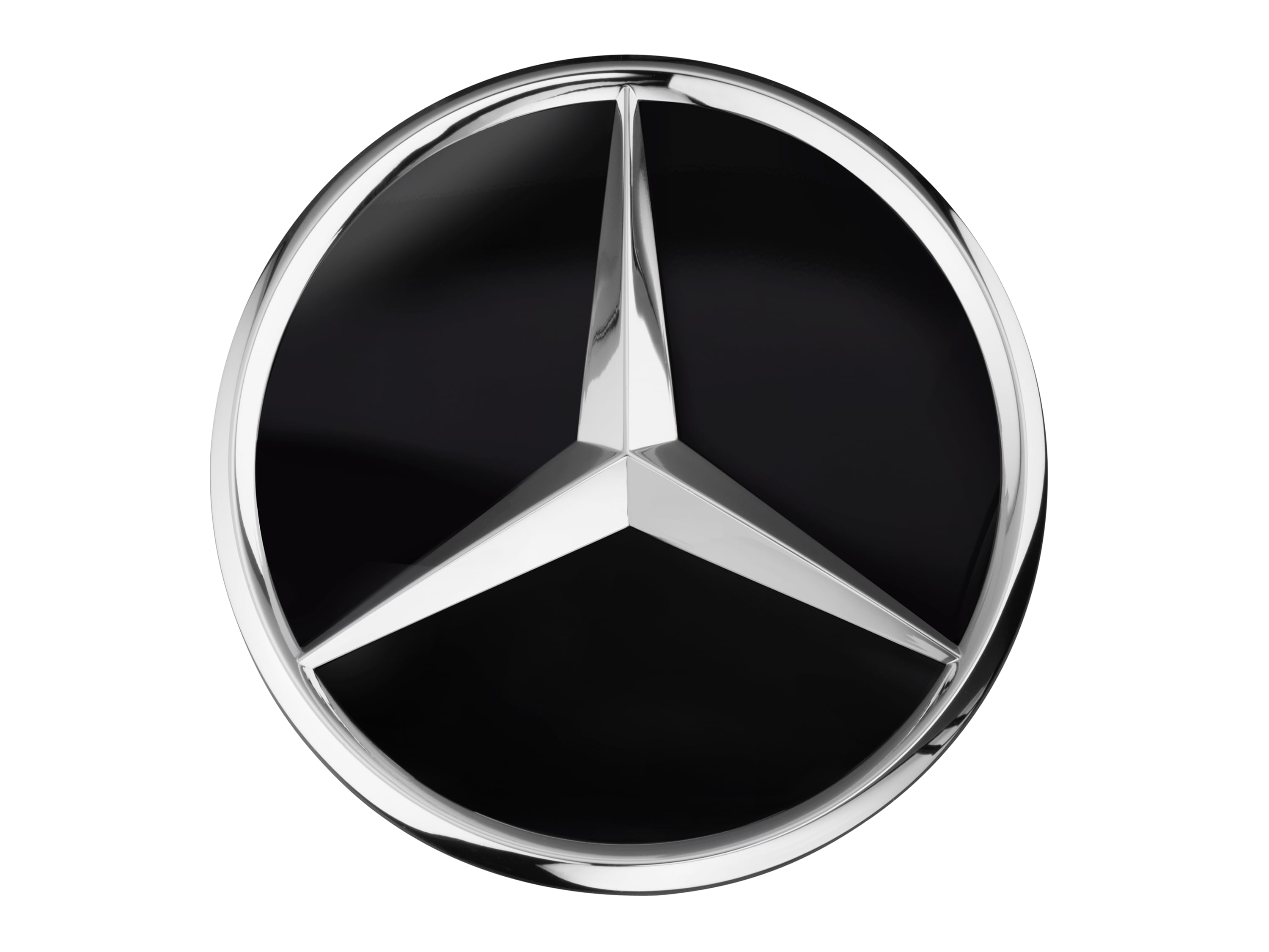 Hub cap, Star sublime, for countersink diameter 66.8 mm - matt black, Plastic