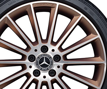 AMG multi-spoke wheel, 48.3 cm (19-inch) - 7,5 J x 19 ET 49, copper-coloured, high-sheen