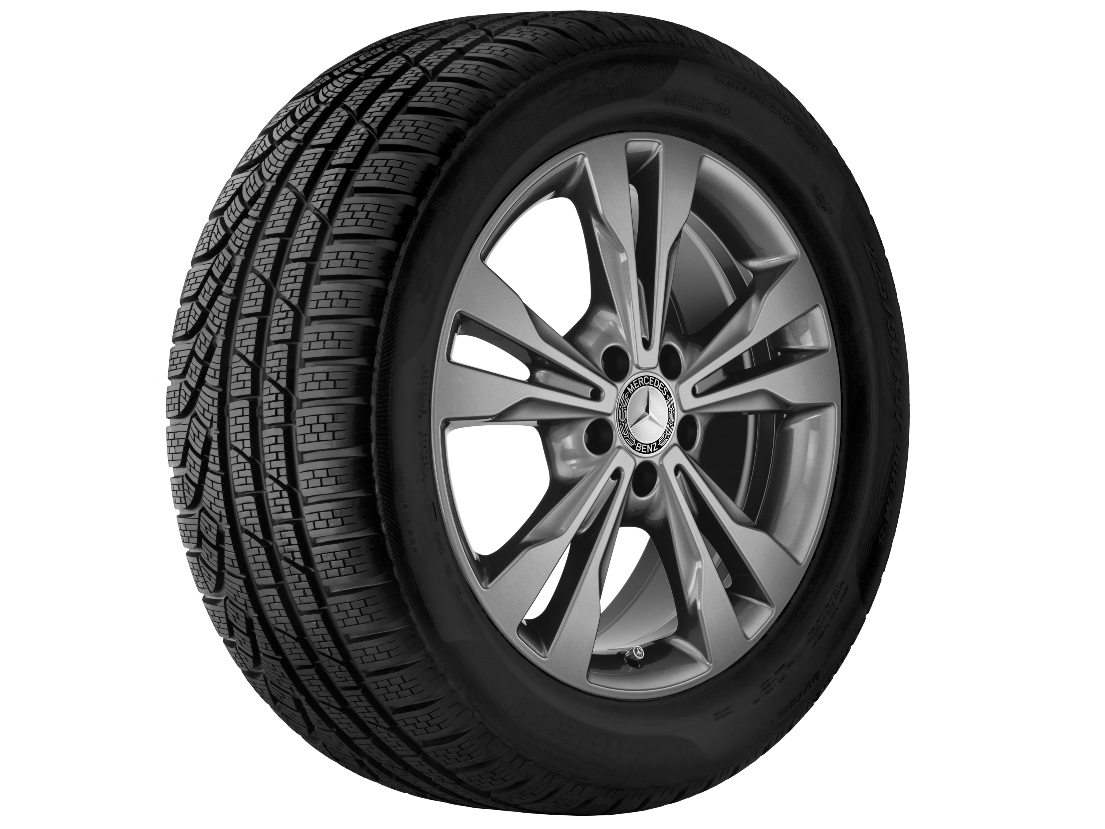 5-twin-spoke wheel, 45.7 cm (18-inch) - 7,5 J x 18 ET 52, tremolite metallic, painted