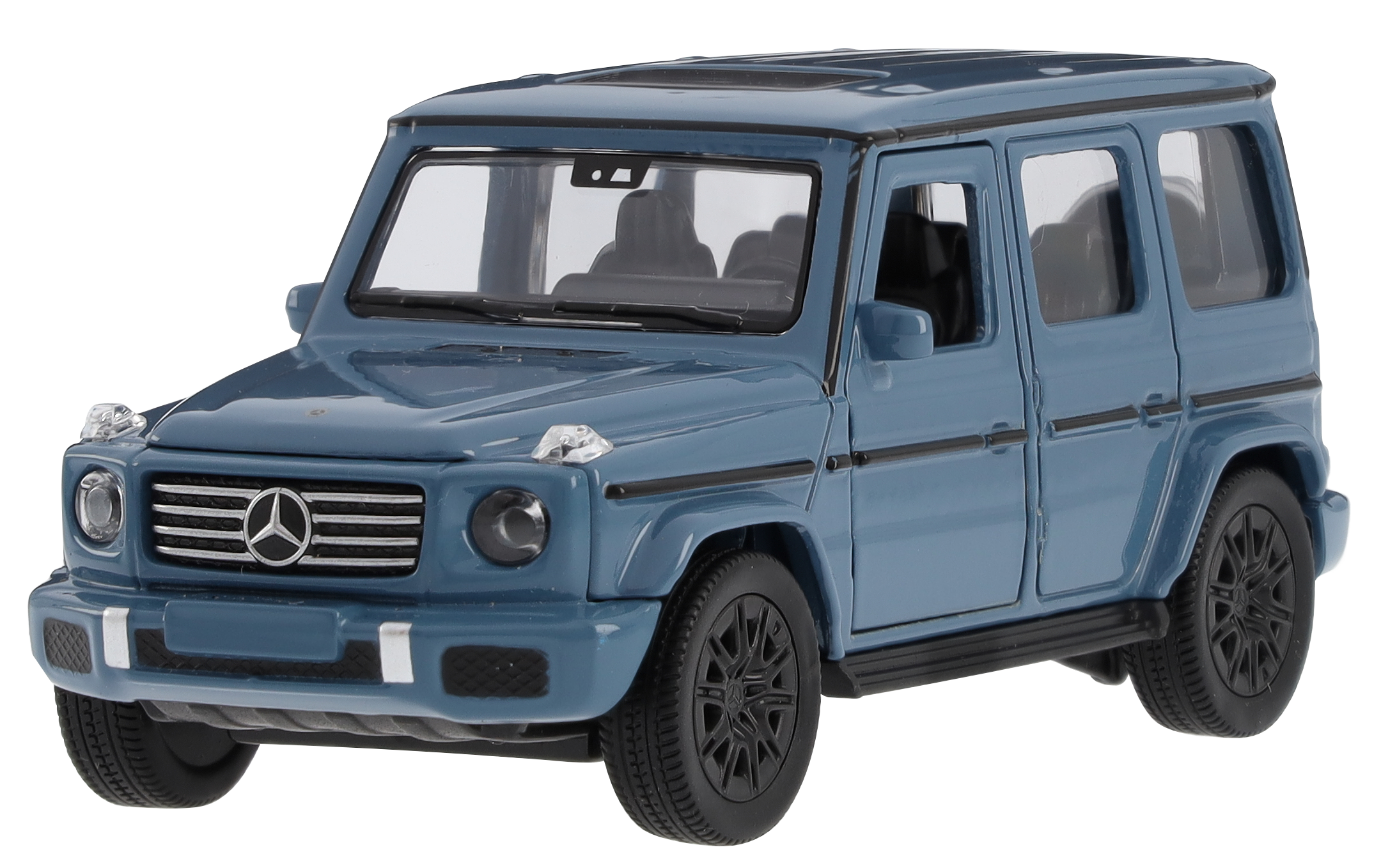 G-Class, Cross-Country Vehicle, W465, Pullback - MANUFAKTUR vintage blue non-metallic, Heinrich Bauer, 1:43