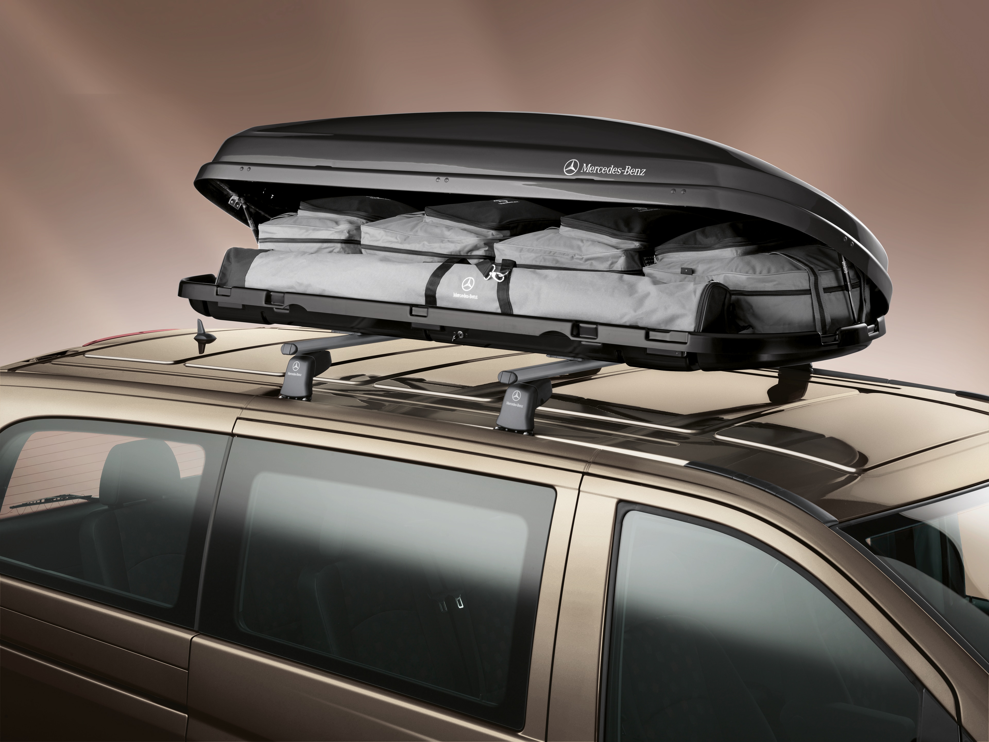Alustyle basic carrier rack, two cross-bars - Aluminium / Plastic, silver-coloured / black