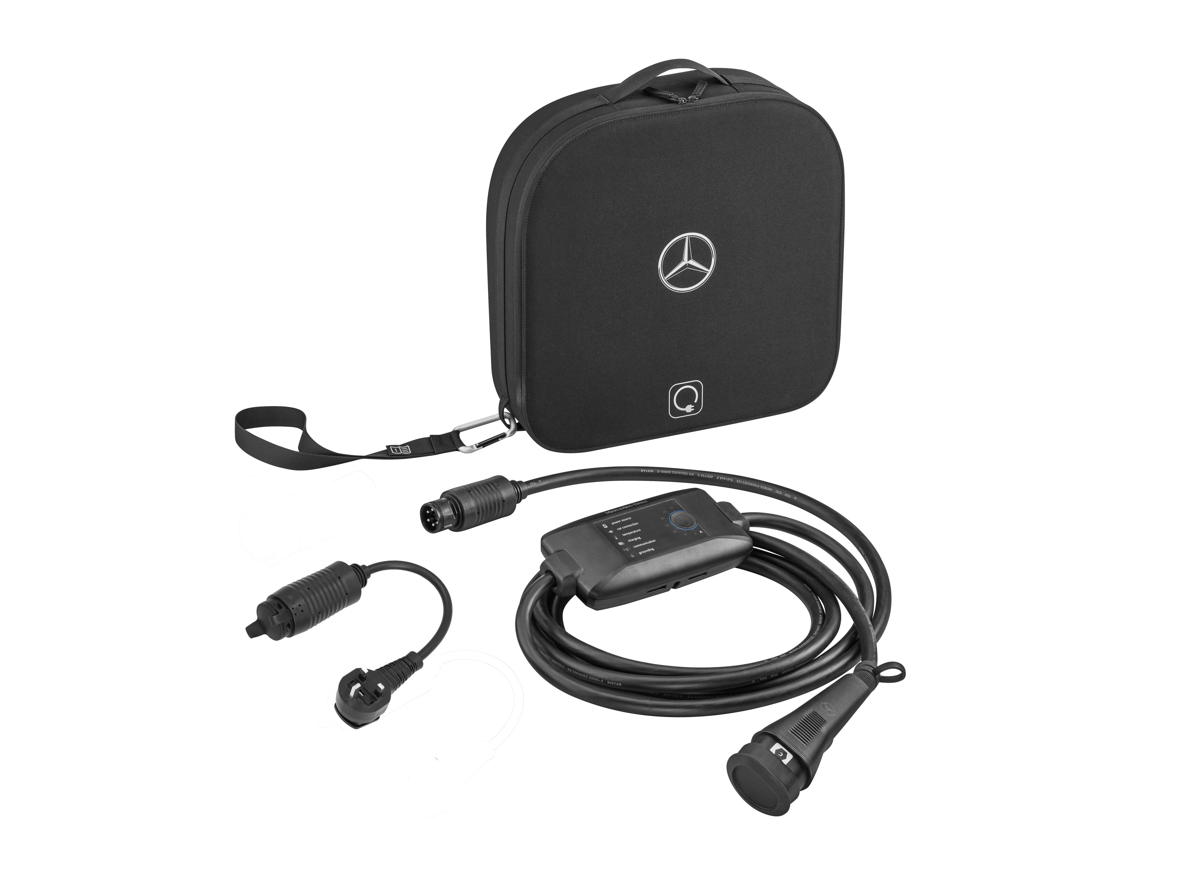 Flexible Pro charging system, UK set, Wallbox - Plastic, black, LHD/RHD