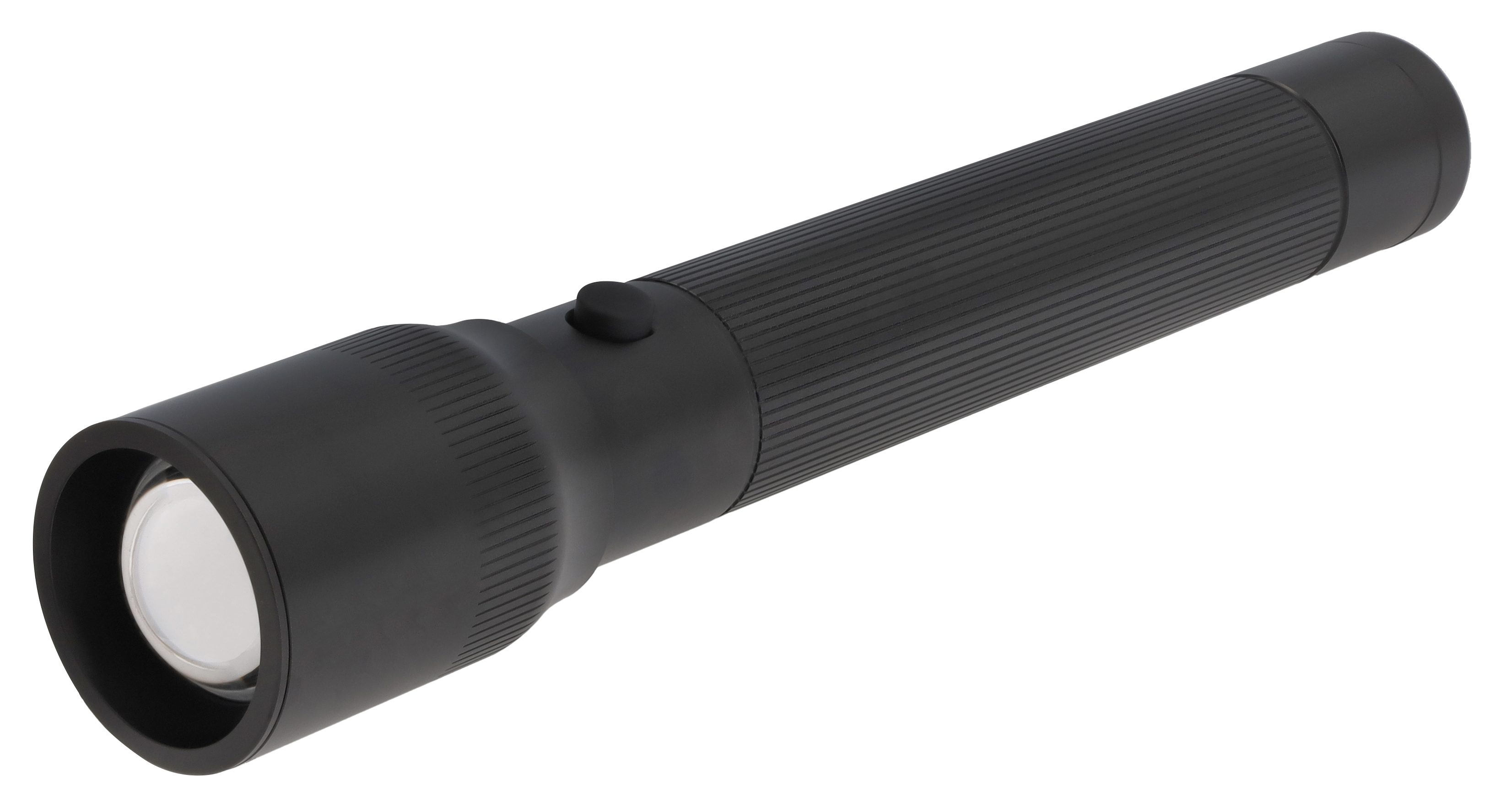 LED-Taschenlampe, groß - schwarz, Aluminium, Ansmann