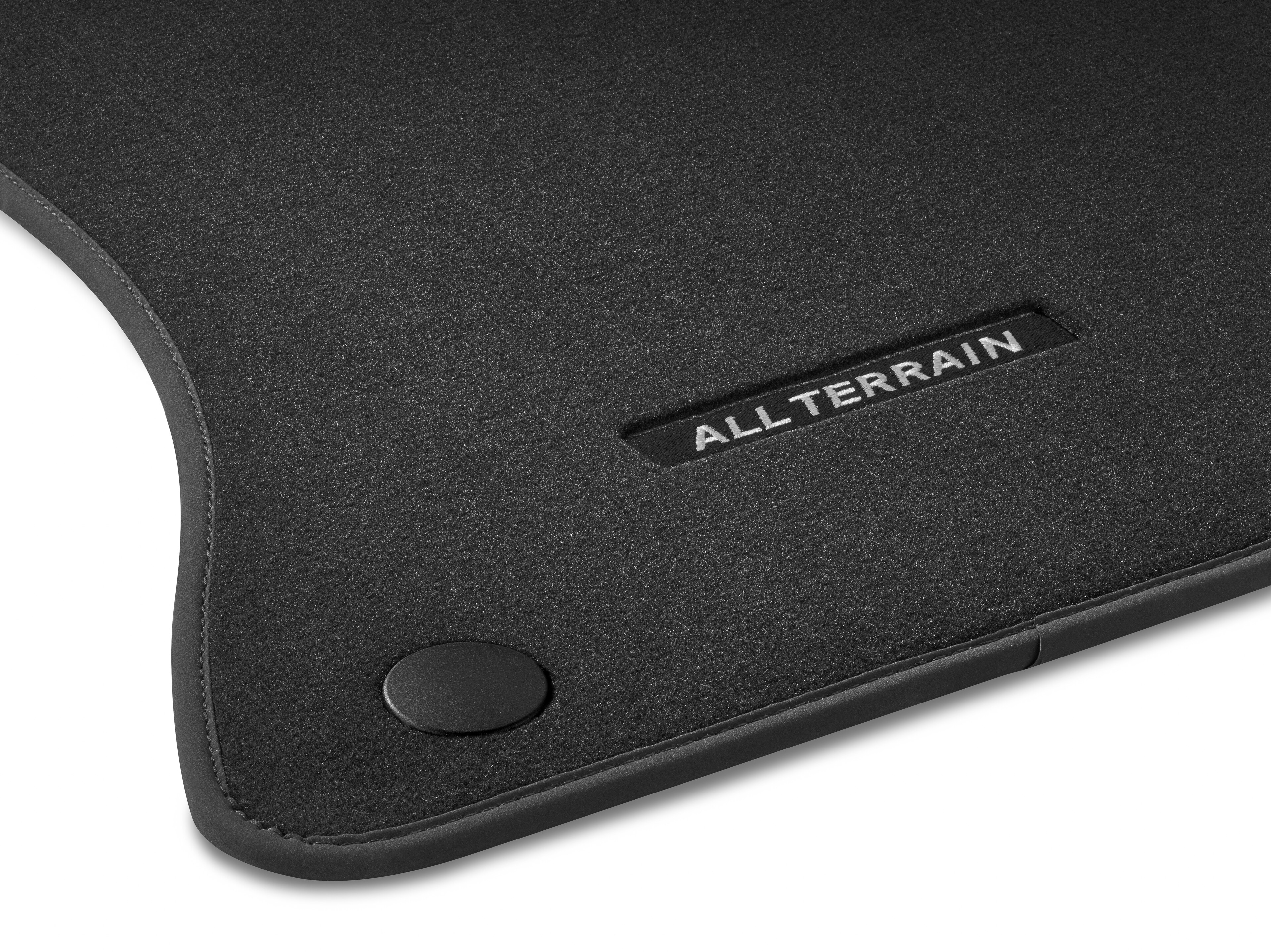 Velour floor mats, CLASSIC, Set, Set of 4, All-terrain - RHD, black
